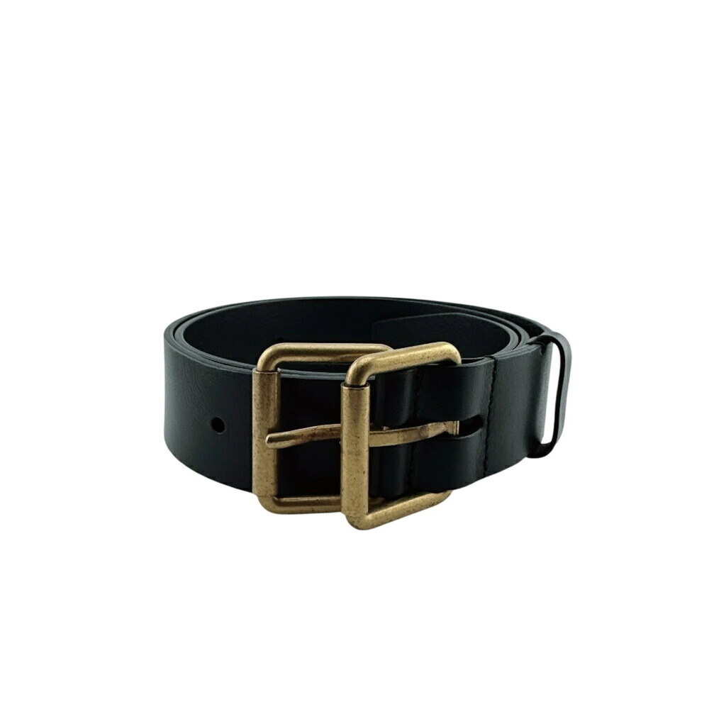 BALENCIAGA Double Buckle Belt, Black